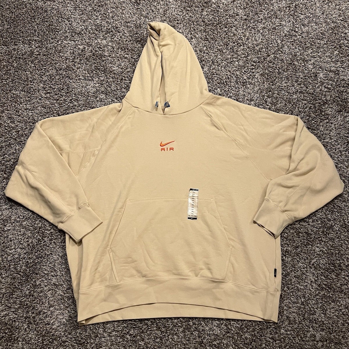 Nike Air Hoodie Beige Nike Air Sportswear Beige French Terry