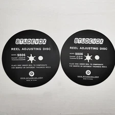 2X Trident NAB Adapter 98mm*0.6mm Spacer For Reel to Reel Tape Recorders