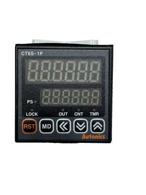 1 PIECE BRAND NEW COUNTER METER AUTONICS CT6S-1P DISPLAY 6 DIGIT 7 SEGMENT LED
