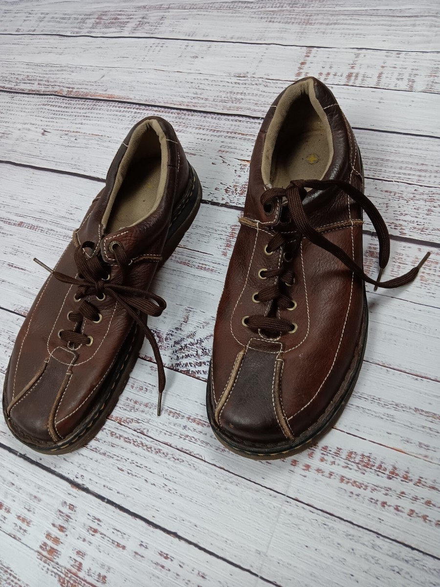 Dr. Martens Brown Leather Lace up Oxford Lug Sole Size 14 Dr. Martens Leather Upper Lace Up Comfort Shoes for Women  main image 2