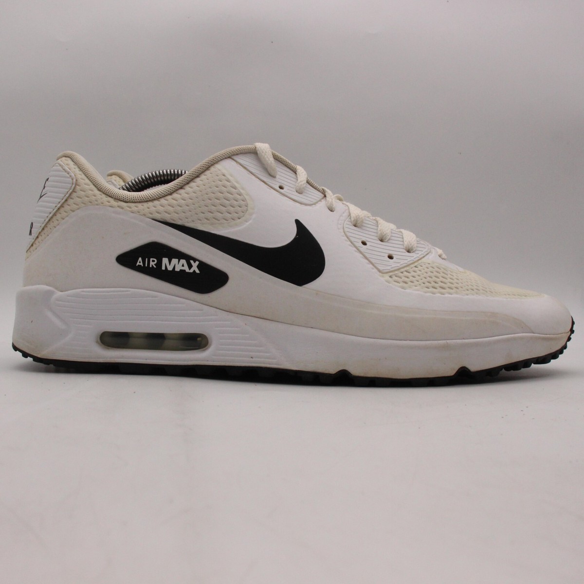 NIKE - ブルー NIKE AIRMAX 90G CU9978-101 mens NIKE AIR MAX 90 G GOLF WHITE-BLACK MENS SZ 11.5 [CU9978-101