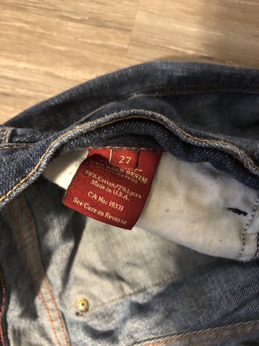 James Jeans Damen Reißverschluss Skinny Jeans Baumwolle Blau Boot Cut Gr. 27 - Bild 5 von 6