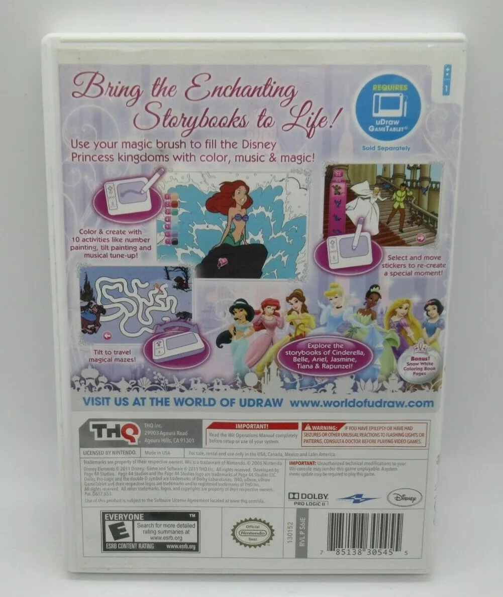 Disney Princess: Enchanting Storybooks, Wii, Jogos