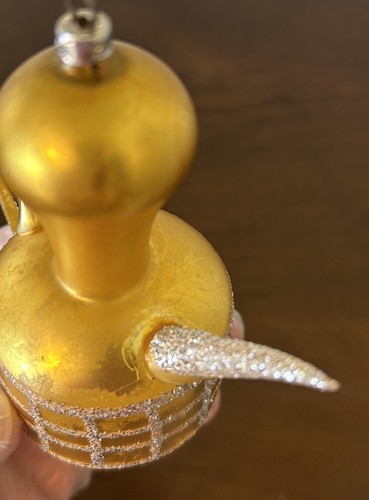 IOB (2) Vintage Blown Glass Large 4.5” Teapot GRANTS Christmas Ornaments READ - Picture 12 of 21