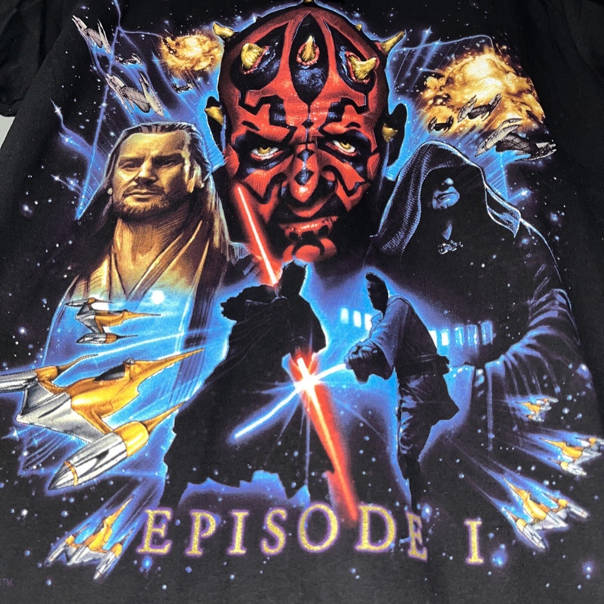 New! Star Wars Episode 1 Promo Tee Phantom Menace Darth Maul Obi