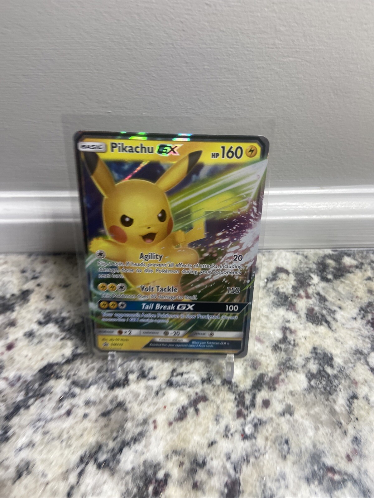 Pikachu GX SM232 - Black Star Promo - Ultra Rare Holo Pokemon Card Near Mint NM