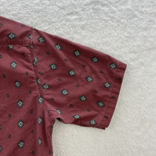 1990er Woolrich Flanellhemd Herren großes Aztekenmuster Ärmel Button Down - Bild 15 von 23