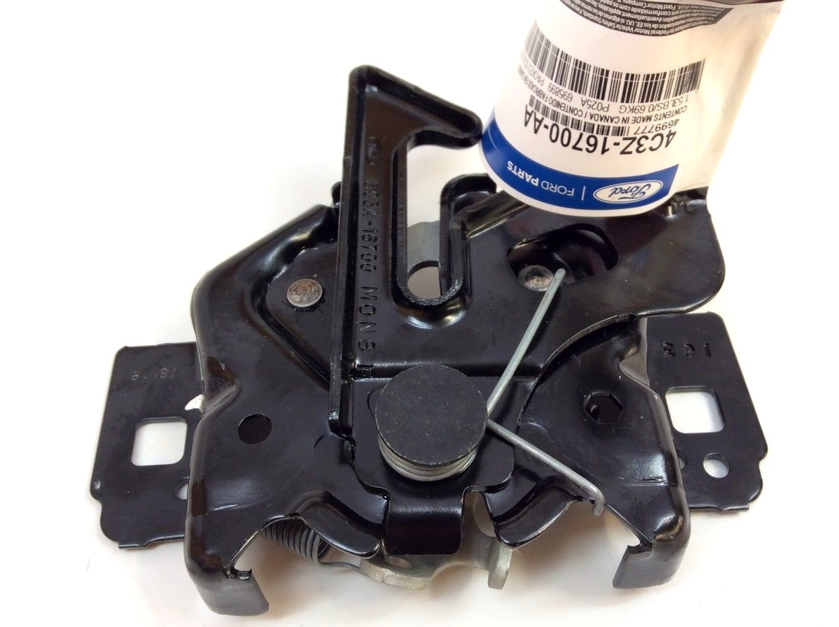 Genuine Ford Hood Latch With Anti-Theft Sensor For 2017-2019 F-250/F-350 Super Duty - Part HC3Z-16700-F