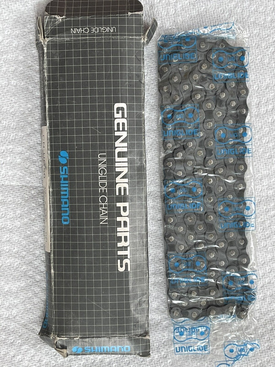 パーツ SHIMANO DURA-ACE Uniglide Chain Shimano Uniglide Chain Made In Japan Nos Cn-ug 50. 1/2 X 3/42 116L