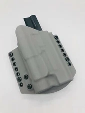 FNX 45 Full Size w/ TLR1 Light - Gray Kydex OWB Outside Waistband Holster USA