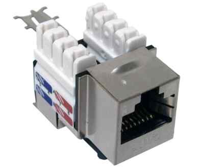50-Pack of Primus K66-2150-90-SH CAT6 RJ45 Shielded Punch Down Keystone Jack