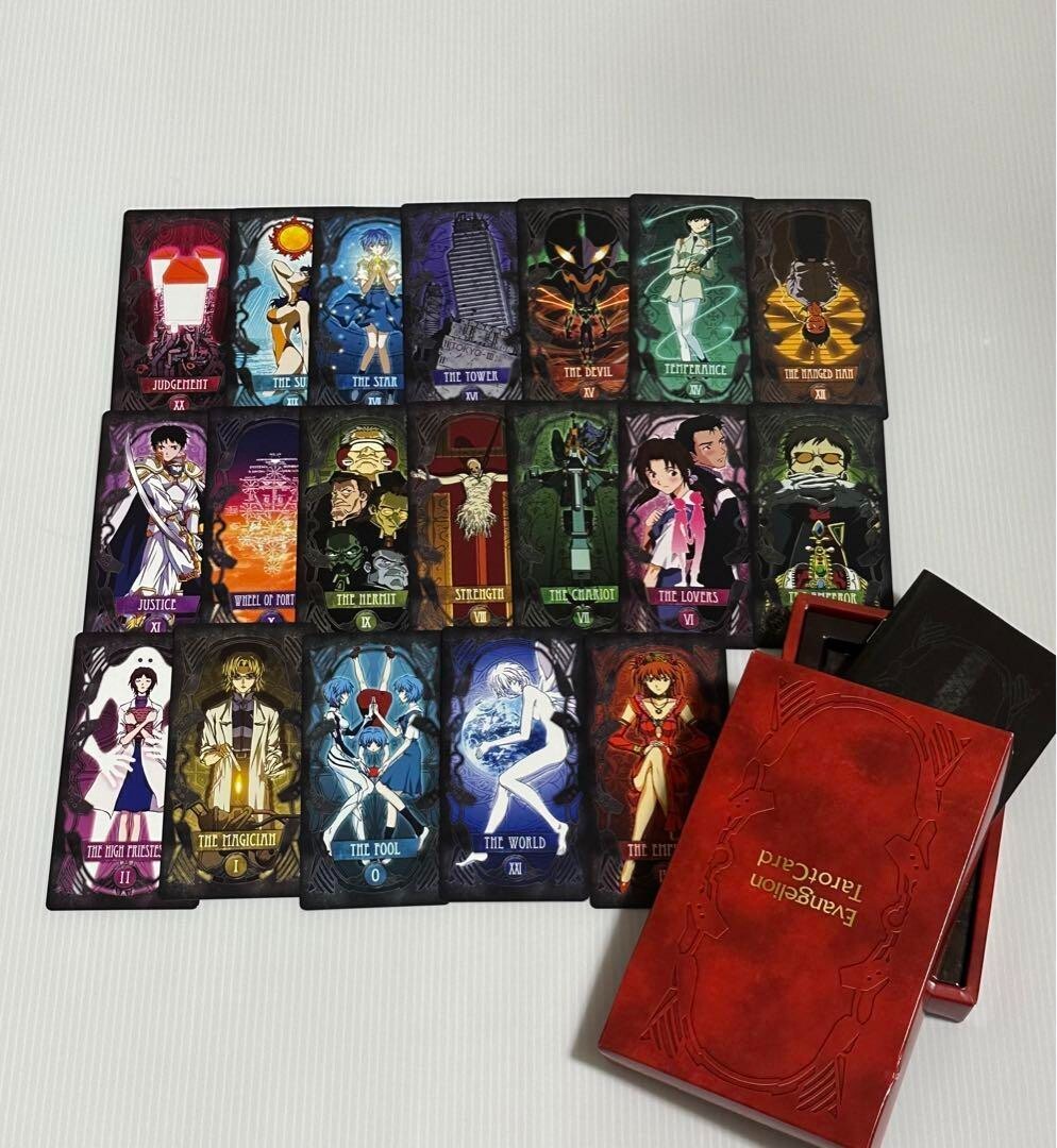NEON GENESIS EVANGELION deck of TAROT Cards with Original NEON GENESIS EVANGELION deck of TAROT Cards with Original