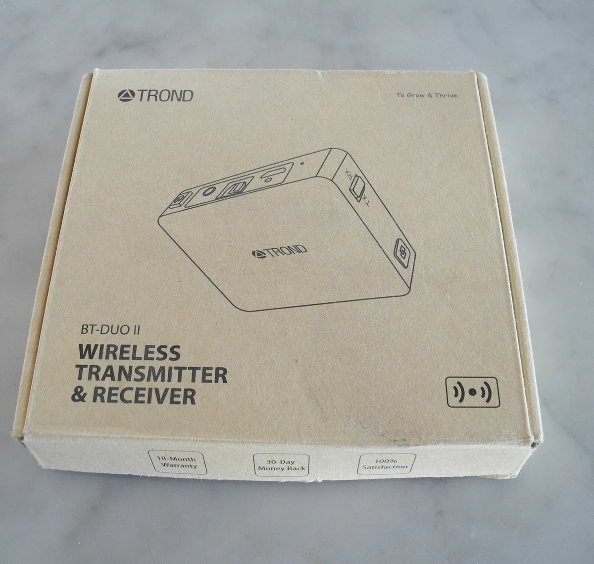 Transmisor y receptor TROND TV Bluetooth V5.0 - TOSLINK óptico digital  TROND