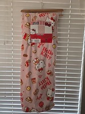 Hello Kitty Apple Pie Cloud Throw Sanrio 60x70 Fall Blanket Cinnamon Pink NEW