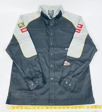 NEW Small SKIDOO Bombardier Rotax Team Racing Shirt White & Gray ZIP OFF sleeves