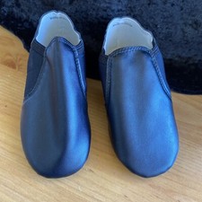 Child Dance Shoes girls size 9.5 black gymnastics dance ballet