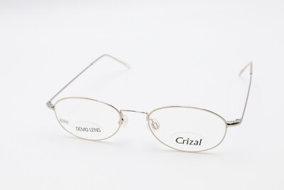 CRIZAL NAKEDEYES9 C-1 Shiny Silver 46-19-140 Eyeglass Frames A384