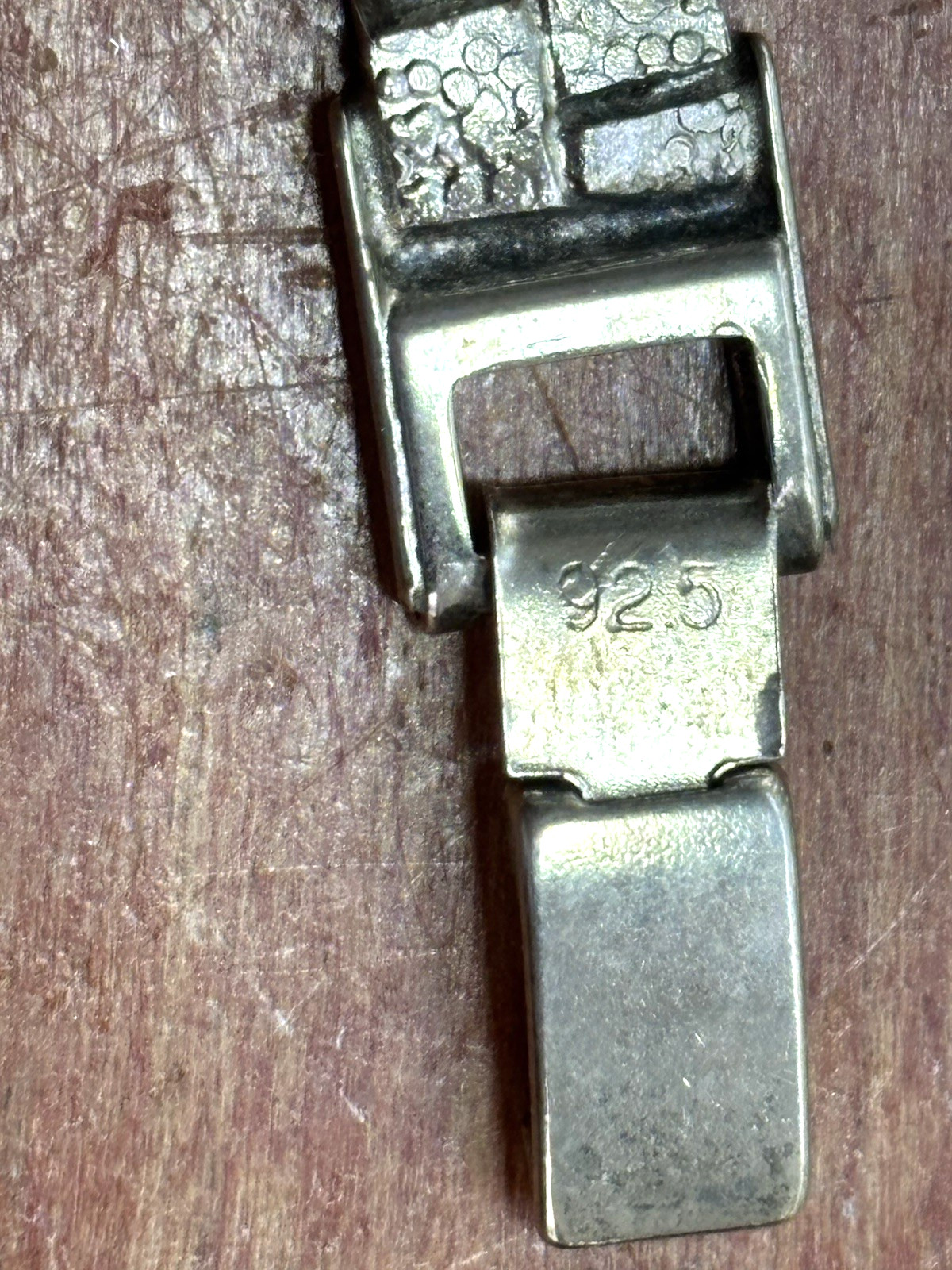 20” SOLID Sterling Silver .925 Textured  Necklace… - image 3