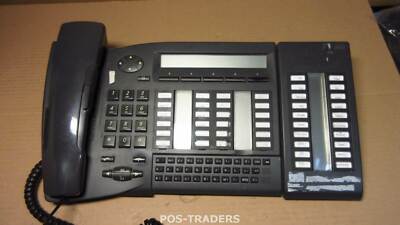 Alcatel 4035 Graphite Qwerty Digital Telephone Phone INCL EXPANSION MODULE 20
