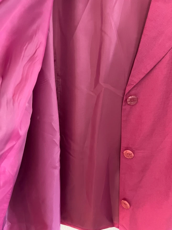 Vestido Jessica London Plus Size Mauve 2 peças linho/rayon tamanho 22W - Imagem 4 de 4