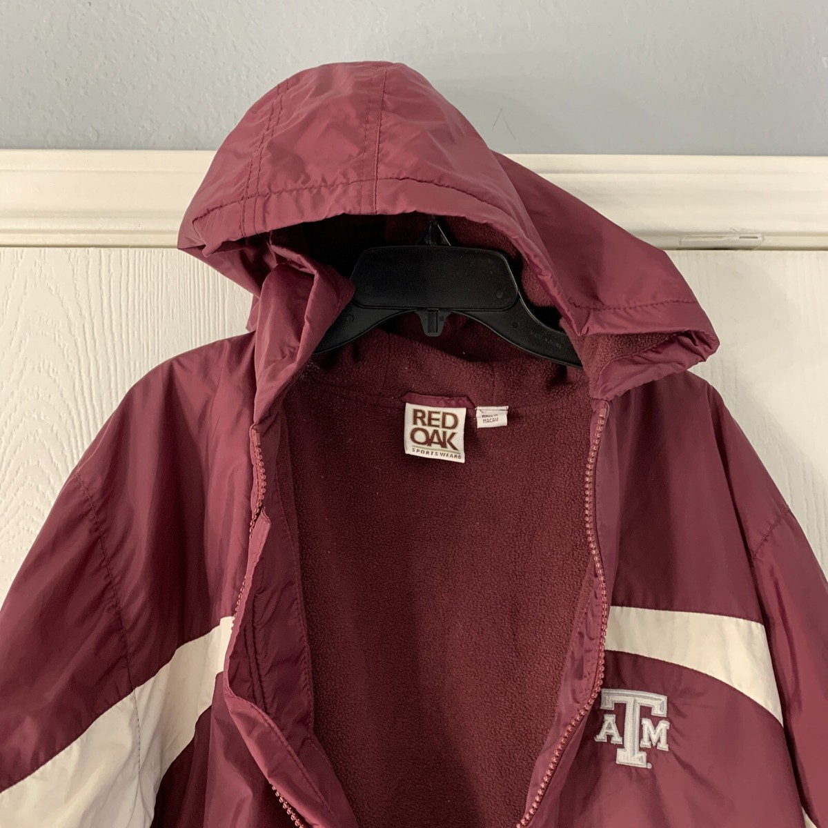 TEXAS A&M AGGIES starter USA製 ナイロンスタジャン boys Texas A&M aggies zip up jacket xl | eBay