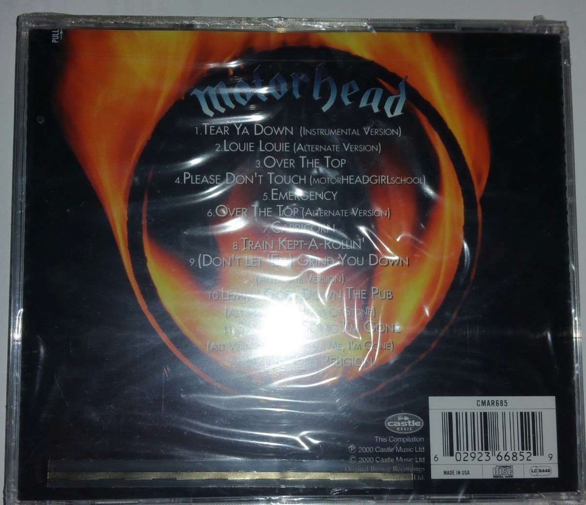 Over the Top: The Rarities by Motörhead (CD, Sep-2000, Castle