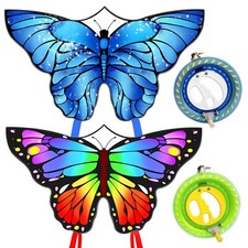 Easy to Fly Large Single Line Kite for Kids Adults - 55" x 28" - Beach Kite...