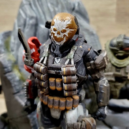 LEGGI🔻 Statua INCOMPLETA Halo Reach Noble Team Leggendaria Edizione Limitata 2010 - Foto 9 di 22