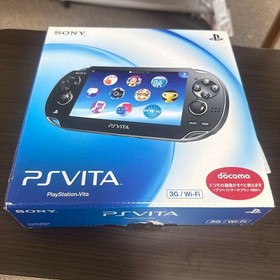 Excellent Sony PlayStation PS Vita  PCH-1100 Crystal Black CIB
