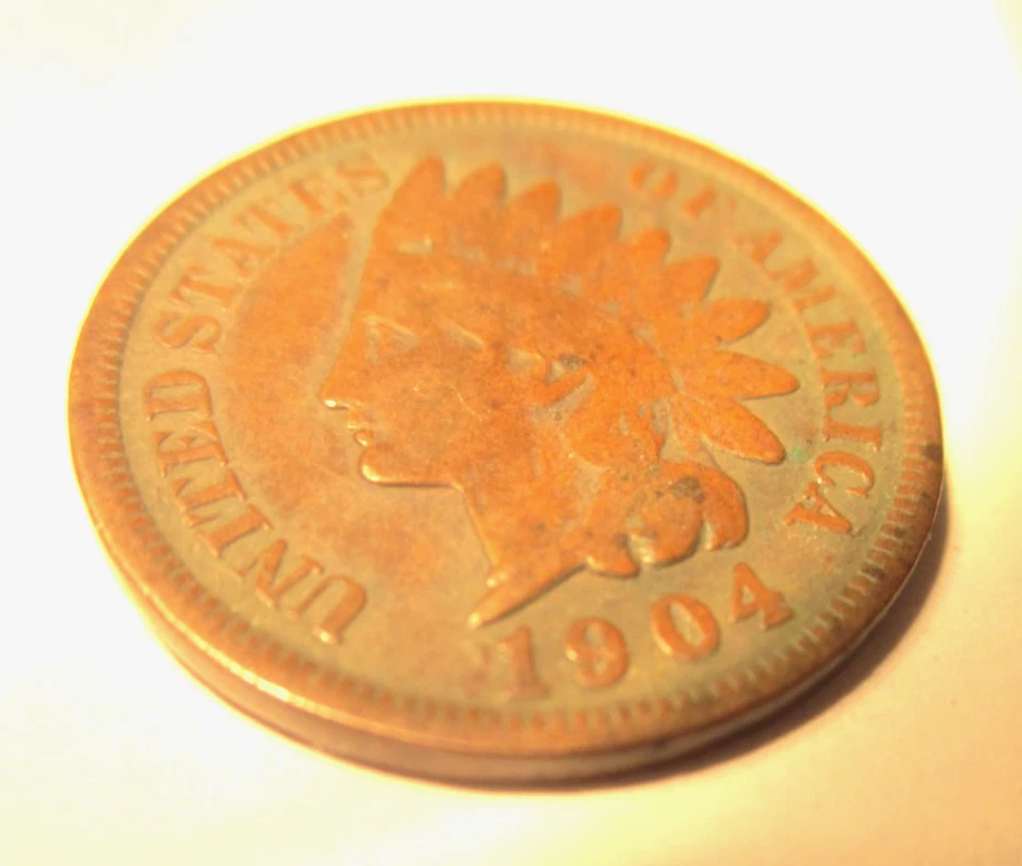 1904 1C MSRD#? 3.1G Ungraded - Indian Cent with beautiful patina - Nice Coin! - Image 2 of 4