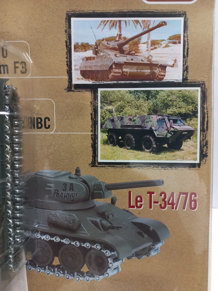 Solido 1/50, char T34/76 Russe canon court kaki, WW2, rare modèle, Neuf (N102) - Photo 3/4