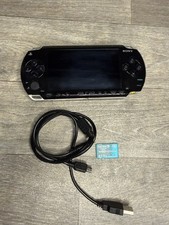 Sony PSP 1003 Console Black Tested Working New Battery USB Cable 2GB Memory Card