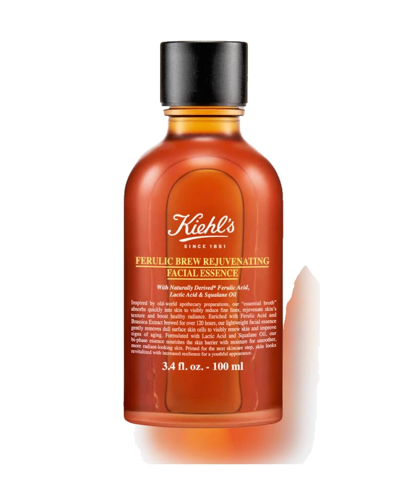 Kiehl’s Ferulic Brew Rejuvenating Facial Essence 3.4 oz | Glow & Smooth Skin - Image 3 of 4