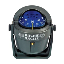 Ritchie Navigation RA-91 Angler Compass - Bracket Mount, Gray with Blue Dial,...