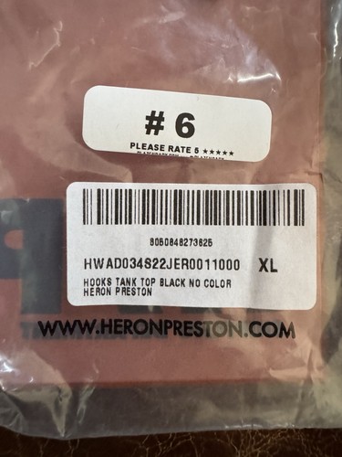 NEW Heron Preston Womens Hanks Tank Top Size XL with tags & original bag - Picture 11 of 12
