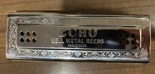 Echo Harp Tremolo Harmonica by M. Hohner Made In Germany in the Keys of C  G