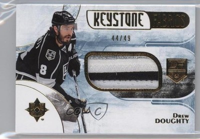 2016 Upper Deck Ultimate Collection Keystone Fabrics Gold 44/49 Drew Doughty 1ci