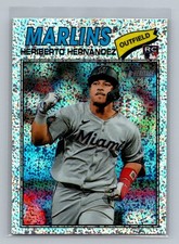 2026 Topps Heritage Heriberto Hernandez #323 Silver Sparkle RC