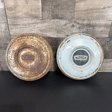 Pair Of 1967 1968 1969 1970 1971 - 1980 Ford Truck F100 F150 Dog Dish Hub Caps Pair Of 1967 1968 1969 1970 1971 - 1980 Ford Truck F100 F150 Dog Dish Hub Caps