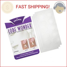 Lobe Wonder - The ORIGINAL Ear Lobe Support Patch for Pierced Ears - Eliminates