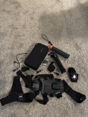 GoPro Accessory Bundle   Tripod, Dog Harness, Chest Mount, Battery + More