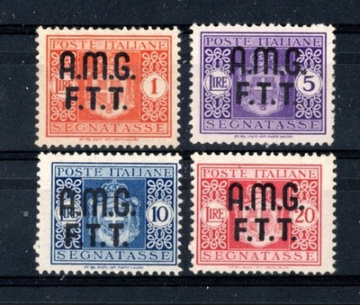 1947 TRIESTE AMG FTT WHEEL TAX MARKER ** PERFECT INTEGRAL RUBBER.. MNH VF