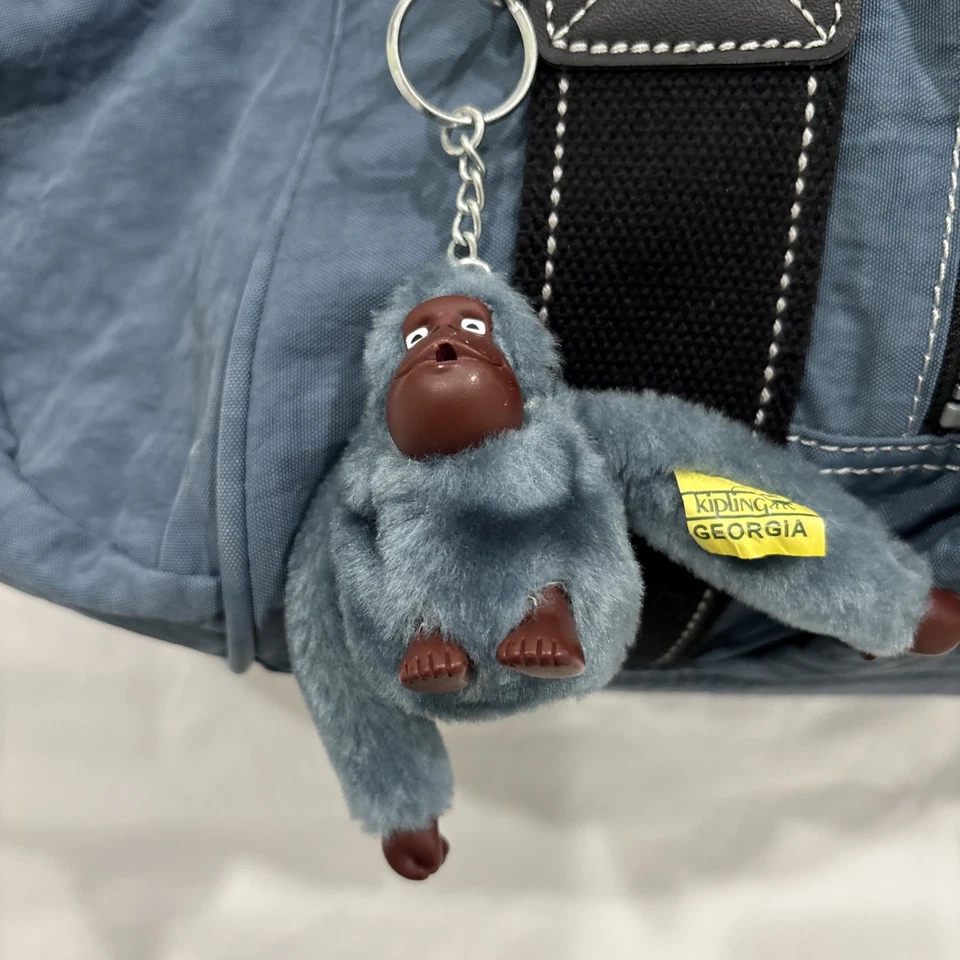 Bolsa de equipaje de lona repelente al agua de nailon marca Kipling de colección, asa superior para llevar Foto 3 de 4