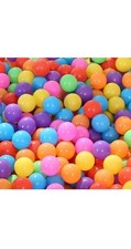 105 Multicolour Ball Pit Balls Plastic Soft Play Balls Kids Pen Room Pool Bath