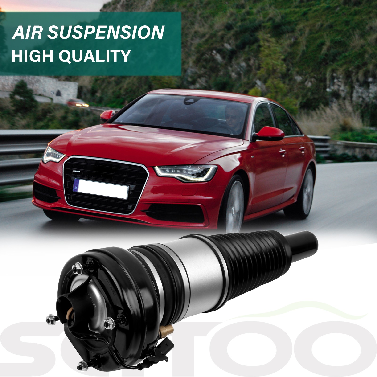 Front Air Suspension Strut For Audi A6 S6 A7 A8 Quattro Bentley Mulsanne 10-18