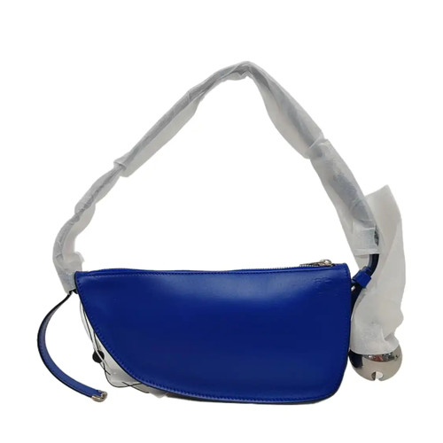BURBERRY Handbags Suede Blue Free Shipping | Duties Paid