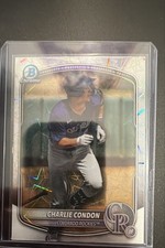2025 Bowman Chrome - Prospects Charlie Condon #BCP-248 Laser Refractor (RC)