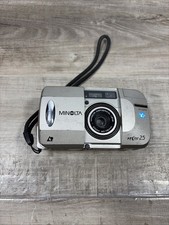 Minolta Vectis 25 Camera 30-75mm Zoom Aspherical Lens Flash Works Great