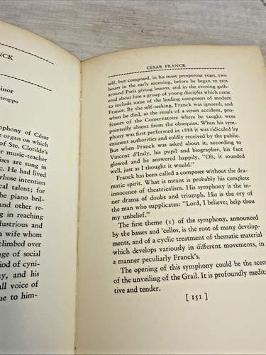 Symphonic Master Piece By Olin Downes 1935 vtg - Picture 13 of 14