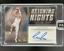 2021-22 PANINI NOIR LUKA DONCIC AUTO AUTOGRAPH REIGNING NIGHTS BLACK BOX #D 1/1